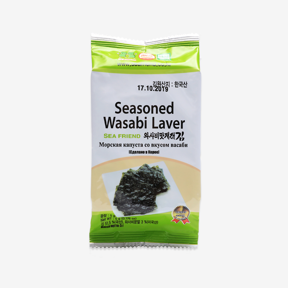 Seasoned Laver Wasabi